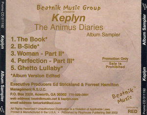 Keplyn : The Animus Diaries Album Sampler (CD, Promo, Smplr)