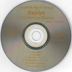 Keplyn : The Animus Diaries Album Sampler (CD, Promo, Smplr)