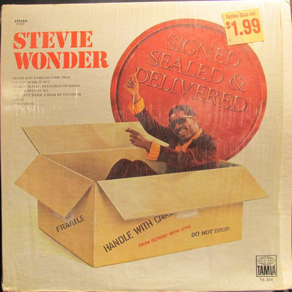 Stevie Wonder : Signed Sealed & Delivered (LP, Album, Hol)