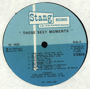 The Moments : Those Sexy Moments (LP, Album)