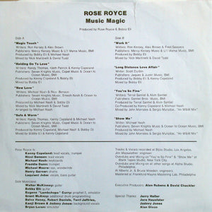 Rose Royce : Music Magic (LP, Album)