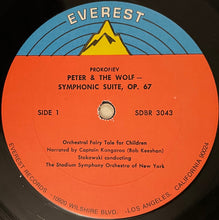 Load image into Gallery viewer, Prokofiev* - Captain Kangaroo, Stokowski* Conducting The Stadium Symphony Orchestra Of New York : Peter And The Wolf (LP, Album)