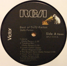 Load image into Gallery viewer, Dolly Parton : Best Of Dolly Parton (LP, Comp, RE, Bla)