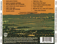 Load image into Gallery viewer, Tower Of Power : Back To Oakland (CD, Album, RE)