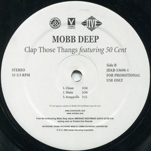 Mobb Deep : Gangstaz Roll (12", Promo)