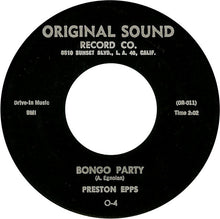 Load image into Gallery viewer, Preston Epps : Bongo Rock / Bongo Party (7&quot;, Single)