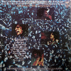 Mike Bloomfield And Al Kooper : The Live Adventures Of Mike Bloomfield And Al Kooper (2xLP, Album, San)