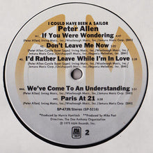 Load image into Gallery viewer, Peter Allen : I Could Have Been A Sailor (LP, Album, Pit)