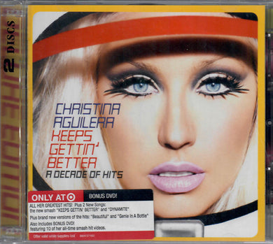 Christina Aguilera : Keeps Gettin' Better: A Decade Of Hits (CD, Comp + DVD-V, NTSC + Dlx, Tar)