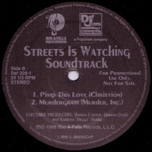 Load image into Gallery viewer, Various : Streets Is Watching Soundtrack (2xLP, Comp, Promo, Cle)