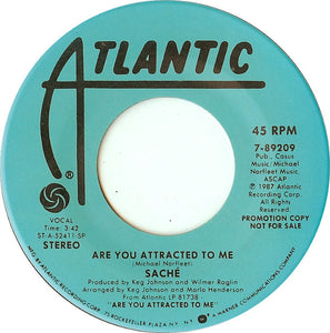 Saché : Are You Attracted To Me (7", Promo)