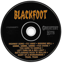 Load image into Gallery viewer, Blackfoot (3) : Greatest Hits (CD, Comp, RP)
