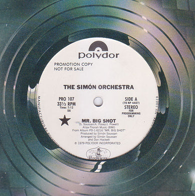 The Simon Orchestra : Mr. Big Shot (12