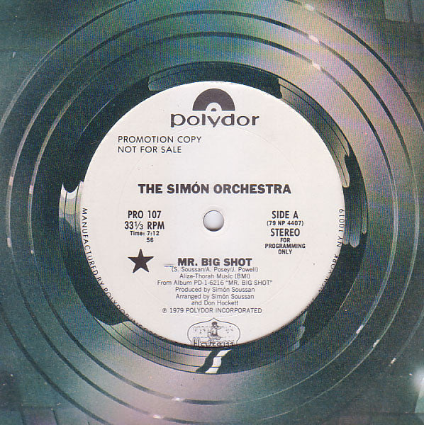 The Simon Orchestra : Mr. Big Shot (12