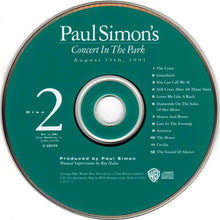 Load image into Gallery viewer, Paul Simon : Paul Simon&#39;s Concert In The Park (2xCD, Album, Club)