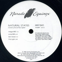 Load image into Gallery viewer, David Lanz &amp; Paul Speer : Natural States (LP, Album)
