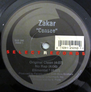 Zakar (2) : Censee (12")