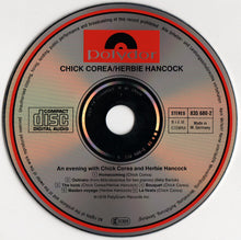 Load image into Gallery viewer, Corea* / Hancock* : An Evening With Chick Corea And Herbie Hancock (CD, Album, RE, RM, PDO)