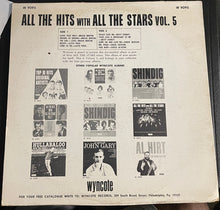 Load image into Gallery viewer, Various : All The Hits With All The Stars Vol. 5 (LP, Comp)