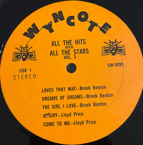 Various : All The Hits With All The Stars Vol. 5 (LP, Comp)