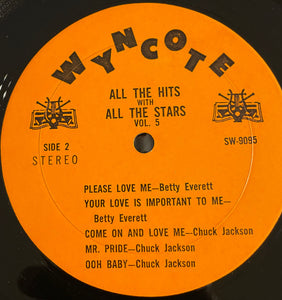 Various : All The Hits With All The Stars Vol. 5 (LP, Comp)