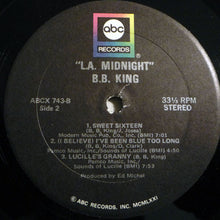 Load image into Gallery viewer, B.B. King : L.A. Midnight (LP, Album, Tru)