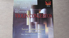 Load image into Gallery viewer, Alexander Arutiunian, Michail Bronner, Pēteris Vasks, Levon Ambartsumian : Violin Concertos (CD)