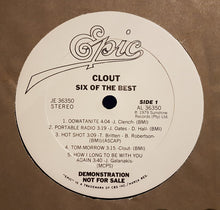 Load image into Gallery viewer, Clout : Six Of The Best (LP, Album, Promo)