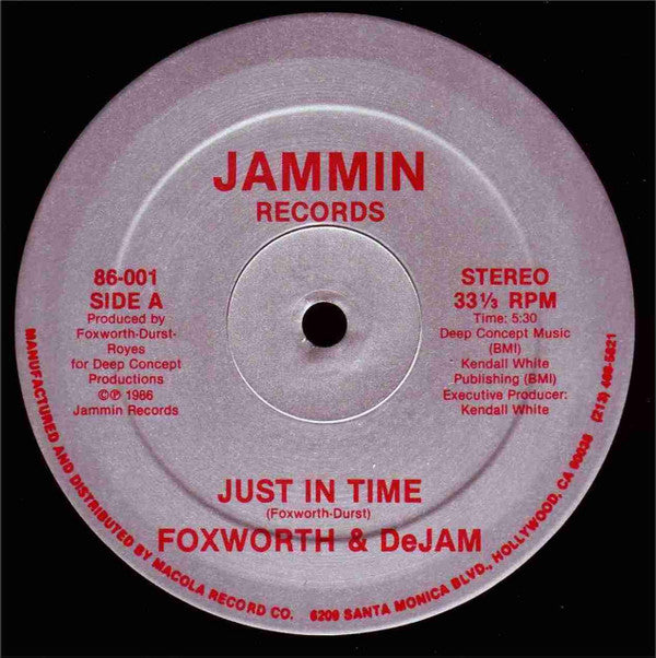 Foxworth & DeJam : Just In Time (12