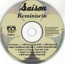 Load image into Gallery viewer, Saison feat. CeCe Penniston* : Reminiscin (CD, Single, Promo)