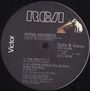 Nona Hendryx : If Looks Could Kill (D.O.A.) (12", Pic)