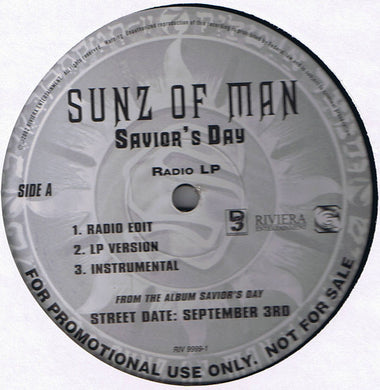 Sunz Of Man : Savior's Day (12