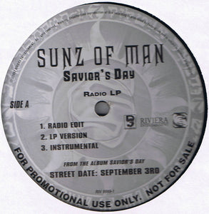 Sunz Of Man : Savior's Day (12", S/Sided, Promo)