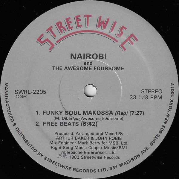 Nairobi And Awesome Foursome / Nairobi : Funky Soul Makossa (12