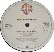 Load image into Gallery viewer, Ashford &amp; Simpson : Is It Still Good To Ya (LP, Album, Lyr)