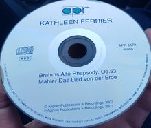 Load image into Gallery viewer, Kathleen Ferrier - Brahms* / Mahler* - Oslo Philharmonic Orchestra*, Erik Tuxen, Richard Lewis (3), Hallé Orchestra, Sir John Barbirolli : Kathleen Ferrier : Brahms &amp; Mahler (CD, Comp, Mono, RM)