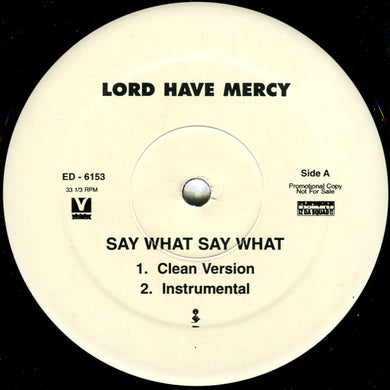Lord Have Mercy : Say What Say What (12