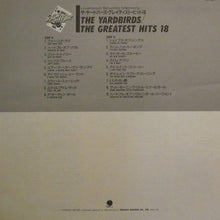 Load image into Gallery viewer, The Yardbirds : The Greatest Hits 18 (LP, Comp)