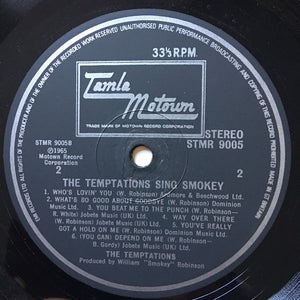 The Temptations : The Temptations Sing Smokey (LP, Album, RE)