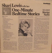 Load image into Gallery viewer, Shari Lewis Music Composed and Arranged By Stormy Sacks : One-Minute Bedtime Stories (LP, Album)
