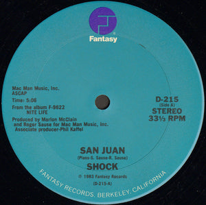 Shock (3) : San Juan / Crank It Up (12")