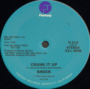 Shock (3) : San Juan / Crank It Up (12")