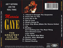 Load image into Gallery viewer, Marvin Gaye : Ain&#39;t Nothing Like The Real Thing / The Greatest Hits In Concert (CD, Album)