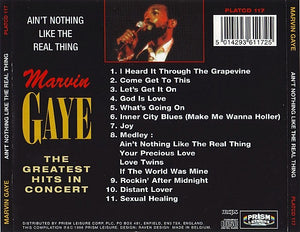 Marvin Gaye : Ain't Nothing Like The Real Thing / The Greatest Hits In Concert (CD, Album)