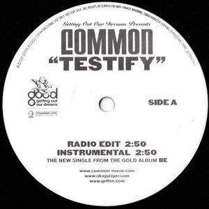 Common : Testify (12", Promo)