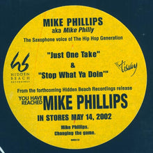 Load image into Gallery viewer, Mike Phillips (8) : Just One Take (12&quot;, Maxi, Promo)