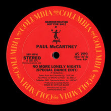 Load image into Gallery viewer, Paul McCartney : No More Lonely Nights (12&quot;, Promo)