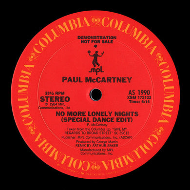 Paul McCartney : No More Lonely Nights (12