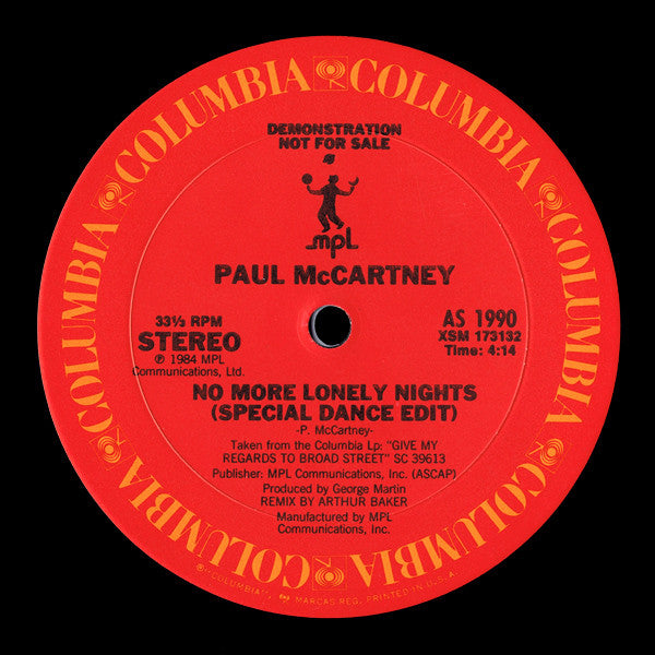 Paul McCartney : No More Lonely Nights (12