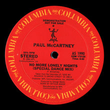 Load image into Gallery viewer, Paul McCartney : No More Lonely Nights (12&quot;, Promo)